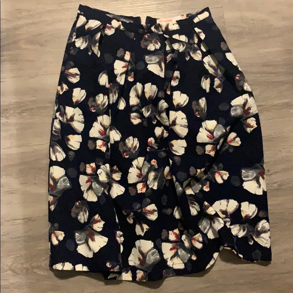 Renamed print midi skirt